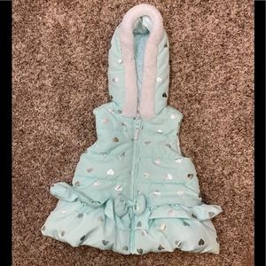 Little Me puffer vest size 12 month